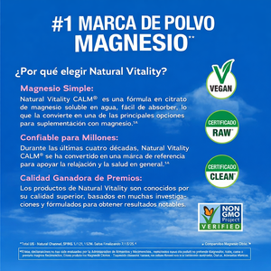 Magnesio en Polvo CALM Sin Sabor 113 gr