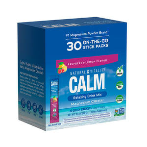 Pack 30 sobres de Magnesio en Polvo efervescente - Sabor Frambuesa-Limón