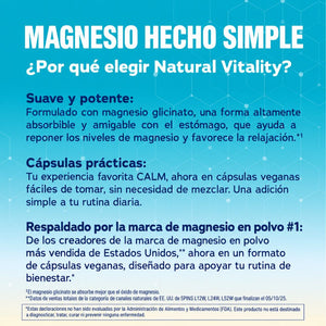 Glicinato de Magnesio, 300 mg (por porción), 120 Cápsulas Veganas | 40 servicios